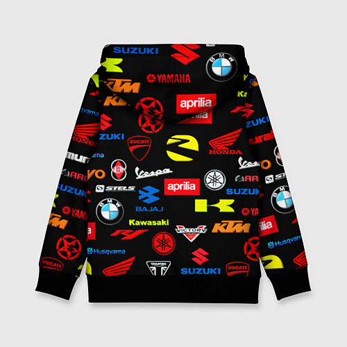 Детская толстовка GTA6 автобренды / 3D-Черный – фото 2