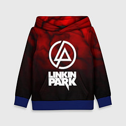 Толстовка-худи детская Linkin park strom честер, цвет: 3D-синий