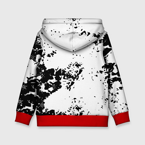 Детская толстовка Silent hill logo краски / 3D-Красный – фото 2