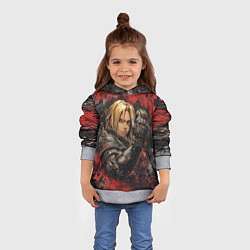 Толстовка-худи детская Edward Elric - Fullmetal Alchemist, цвет: 3D-меланж — фото 2