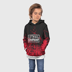 Толстовка-худи детская Lethal Company: Red Trail, цвет: 3D-белый — фото 2