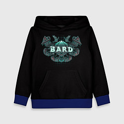 Толстовка-худи детская Bard - Dnd, цвет: 3D-синий