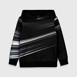 Толстовка-худи детская Black abstract background, цвет: 3D-черный