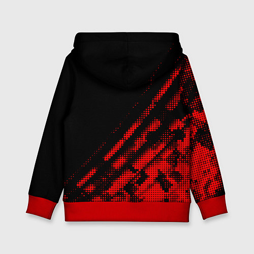 Детская толстовка AC Milan sport grunge / 3D-Красный – фото 2