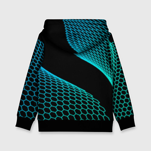 Детская толстовка Manchester United football net / 3D-Черный – фото 2