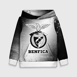 Толстовка-худи детская Benfica sport на светлом фоне, цвет: 3D-белый