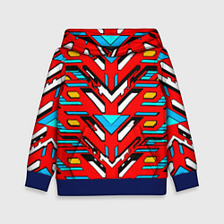 Детская толстовка Красно-синяя техно броня