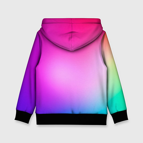 Детская толстовка Colorful gradient / 3D-Черный – фото 2