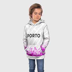Толстовка-худи детская Porto pro football посередине, цвет: 3D-белый — фото 2