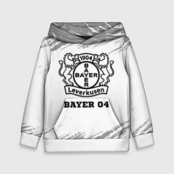 Толстовка-худи детская Bayer 04 sport на светлом фоне, цвет: 3D-белый