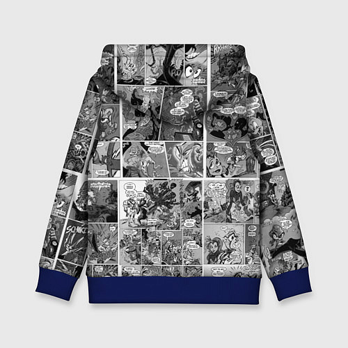 Детская толстовка Jim comix / 3D-Синий – фото 2