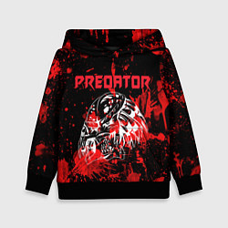 Толстовка-худи детская Predator blood, цвет: 3D-черный