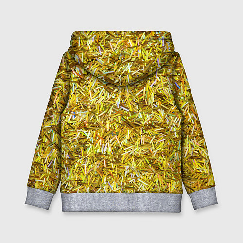 Детская толстовка Золотые ленточки / 3D-Меланж – фото 2