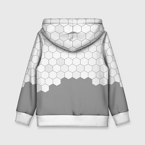 Детская толстовка Manchester United sport на светлом фоне посередине / 3D-Белый – фото 2