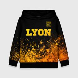 Детская толстовка Lyon - gold gradient посередине