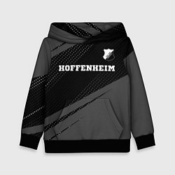 Детская толстовка Hoffenheim sport на темном фоне посередине