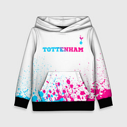 Детская толстовка Tottenham neon gradient style посередине