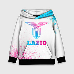 Толстовка-худи детская Lazio neon gradient style, цвет: 3D-черный