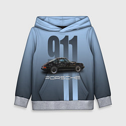 Детская толстовка Винтажный автомобиль Porsche