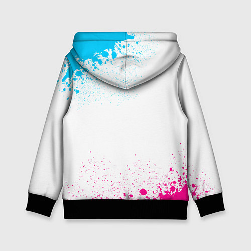 Детская толстовка Club Brugge neon gradient style / 3D-Черный – фото 2