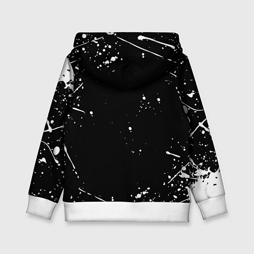 Детская толстовка Аякс краски брызги спорт / 3D-Белый – фото 2