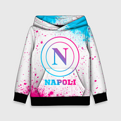 Толстовка-худи детская Napoli neon gradient style, цвет: 3D-черный