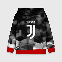 Толстовка-худи детская Juventus geometry fc, цвет: 3D-красный