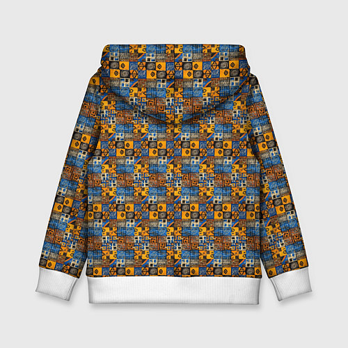 Детская толстовка Африканская тема / 3D-Белый – фото 2