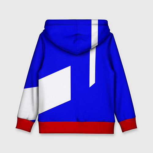 Детская толстовка Россия спортивный стиль / 3D-Красный – фото 2