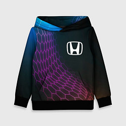 Детская толстовка Honda neon hexagon