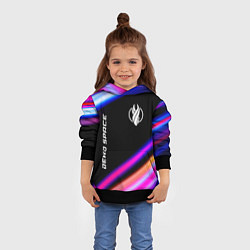 Толстовка-худи детская Dead Space speed game lights, цвет: 3D-черный — фото 2