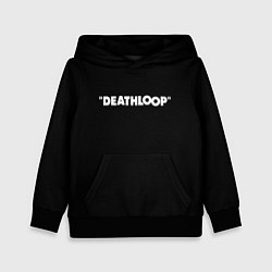 Детская толстовка Deathloop logo