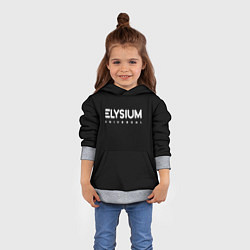 Толстовка-худи детская Disco Elysium rpg, цвет: 3D-меланж — фото 2