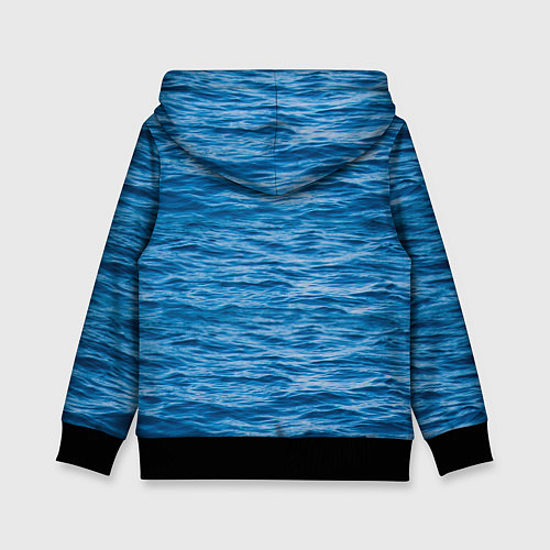 Детская толстовка Будь спокоен и греби / 3D-Черный – фото 2