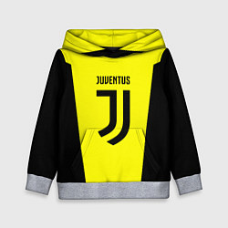 Толстовка-худи детская Juventus sport geometry yellow, цвет: 3D-меланж