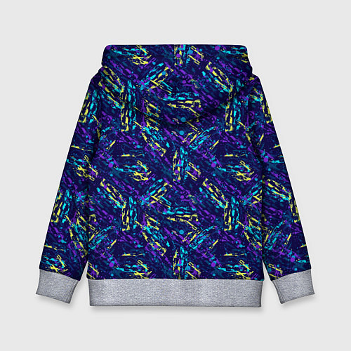 Детская толстовка Абстрактный узор с концепцией / 3D-Меланж – фото 2