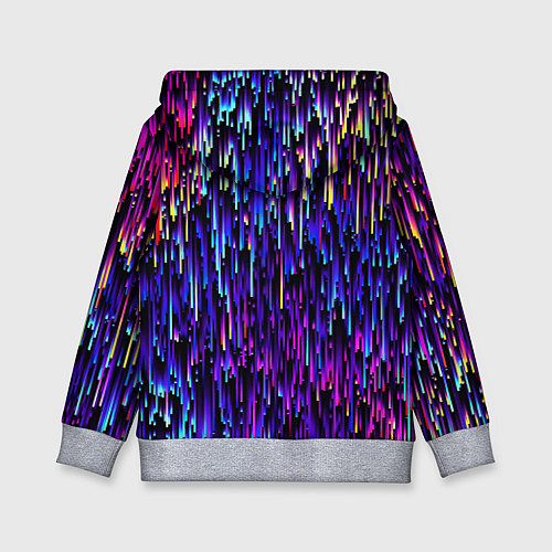 Детская толстовка Радужный дождь / 3D-Меланж – фото 2