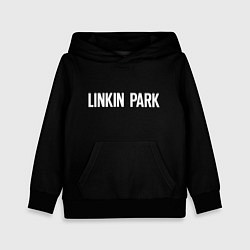 Толстовка-худи детская Linkin park rock white, цвет: 3D-черный