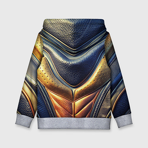 Детская толстовка Футуристический текстурный костюм из кожи / 3D-Меланж – фото 2