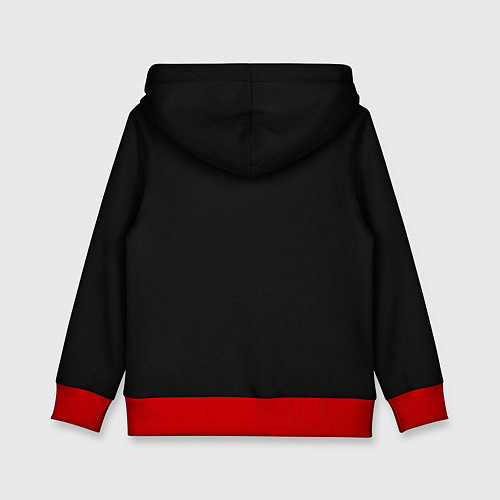 Детская толстовка Broken bones / 3D-Красный – фото 2