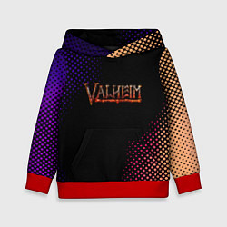 Детская толстовка Valheim logo pattern