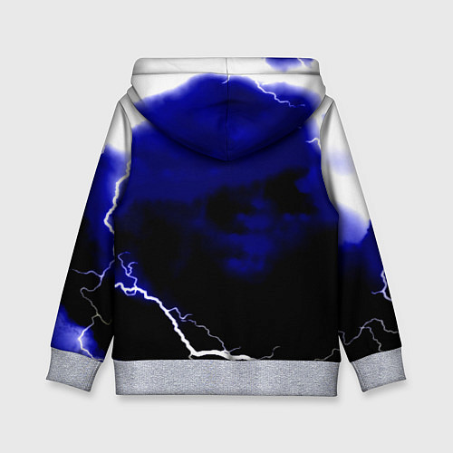 Детская толстовка Россия шторм и молнии / 3D-Меланж – фото 2