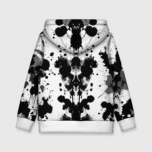 Детская толстовка The psychedelic Rorschach test - ai art / 3D-Белый – фото 2