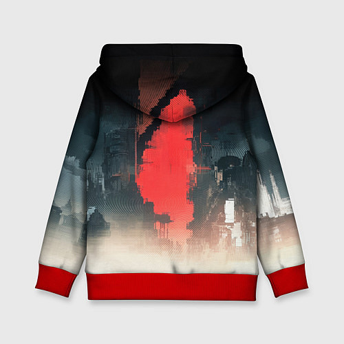 Детская толстовка Боевой киборг штурмовик / 3D-Красный – фото 2