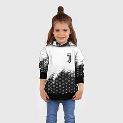 Толстовка-худи детская Juventus sport steel, цвет: 3D-черный — фото 2