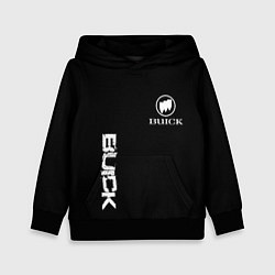 Толстовка-худи детская Buik logo white, цвет: 3D-черный