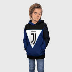 Толстовка-худи детская Juventus sport geometry color, цвет: 3D-черный — фото 2