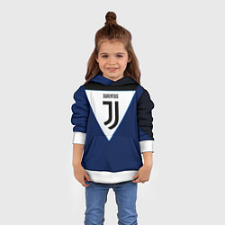 Толстовка-худи детская Juventus sport geometry color, цвет: 3D-белый — фото 2