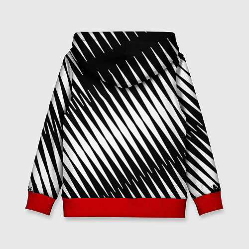 Детская толстовка Among us текстура / 3D-Красный – фото 2