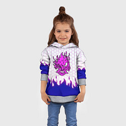 Толстовка-худи детская Samurai logo cdproject, цвет: 3D-меланж — фото 2